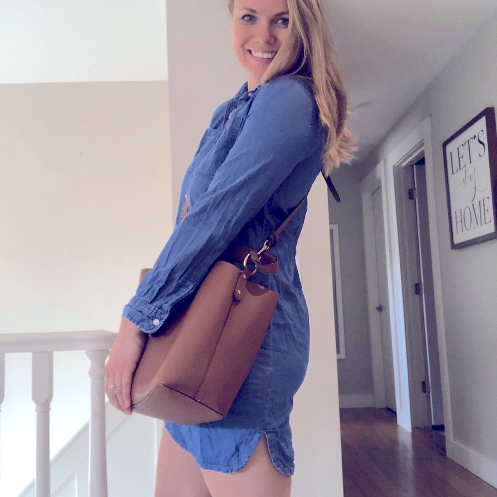 Old Navy Chambray Shirt Dress